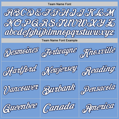 Custom Light Blue White-Navy Authentic Throwback Basketball Jersey