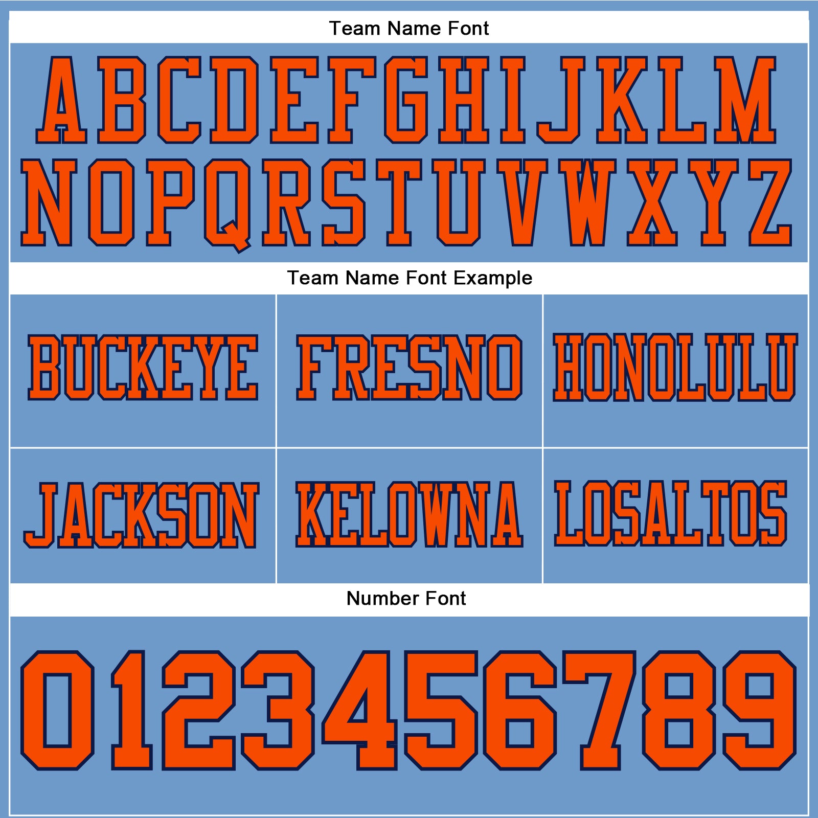 Custom Light Blue Orange-Navy Authentic Football Jersey