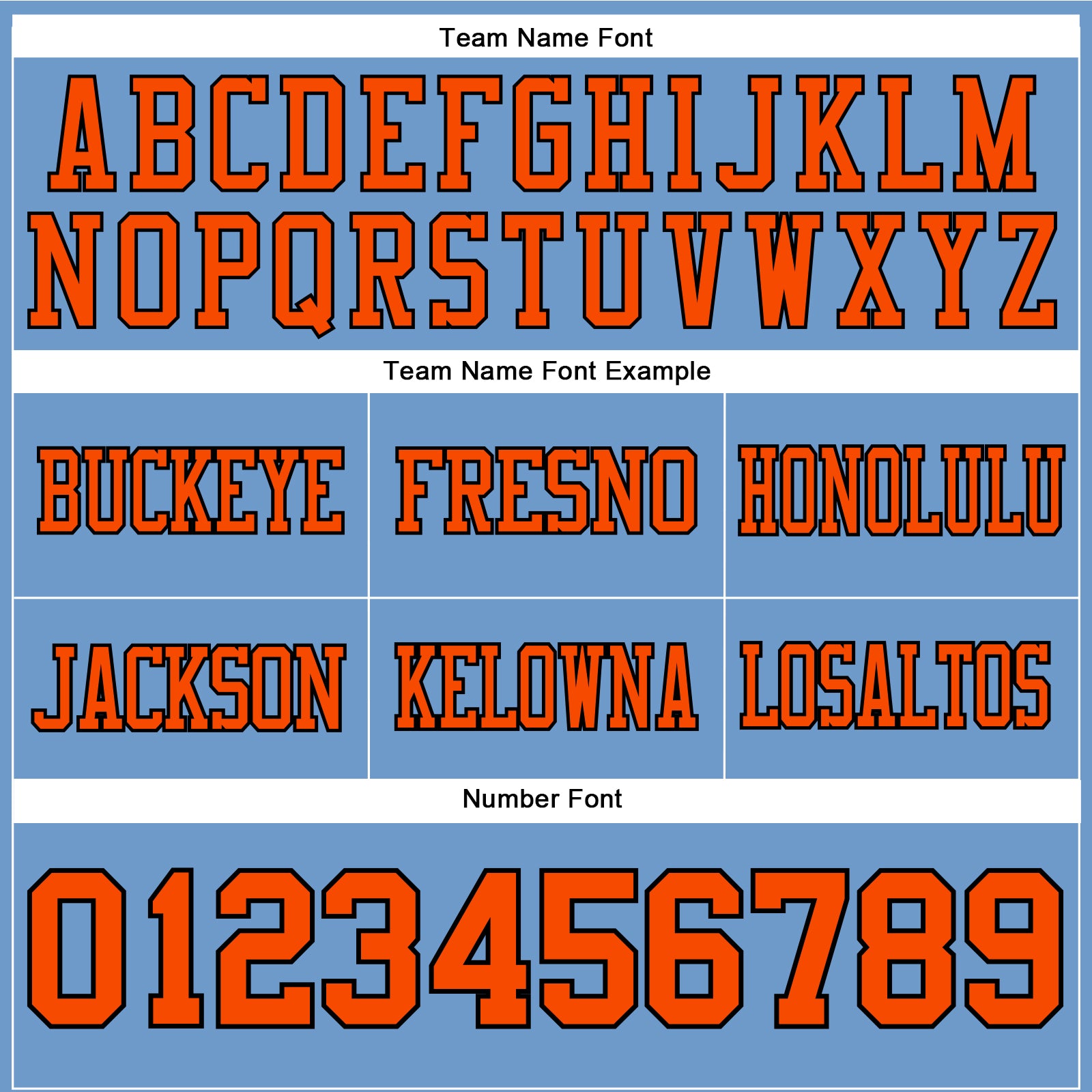 Custom Light Blue Orange-Black Authentic Football Jersey