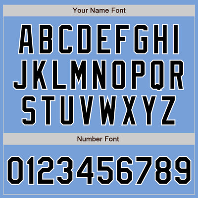 Custom Stitched Light Blue Black-White Baseball Pullover Sweatshirt Hoodie