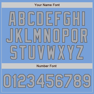 Custom Stitched Light Blue Gray-Steel Gray Baseball Pullover Sweatshirt Hoodie