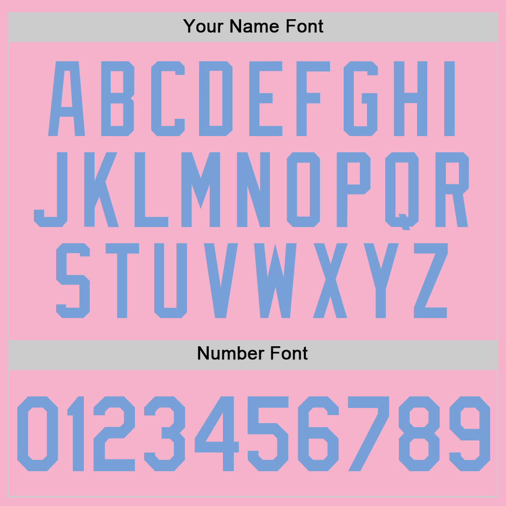 Custom Light Pink Light Blue-White Authentic Throwback Basketball Jersey