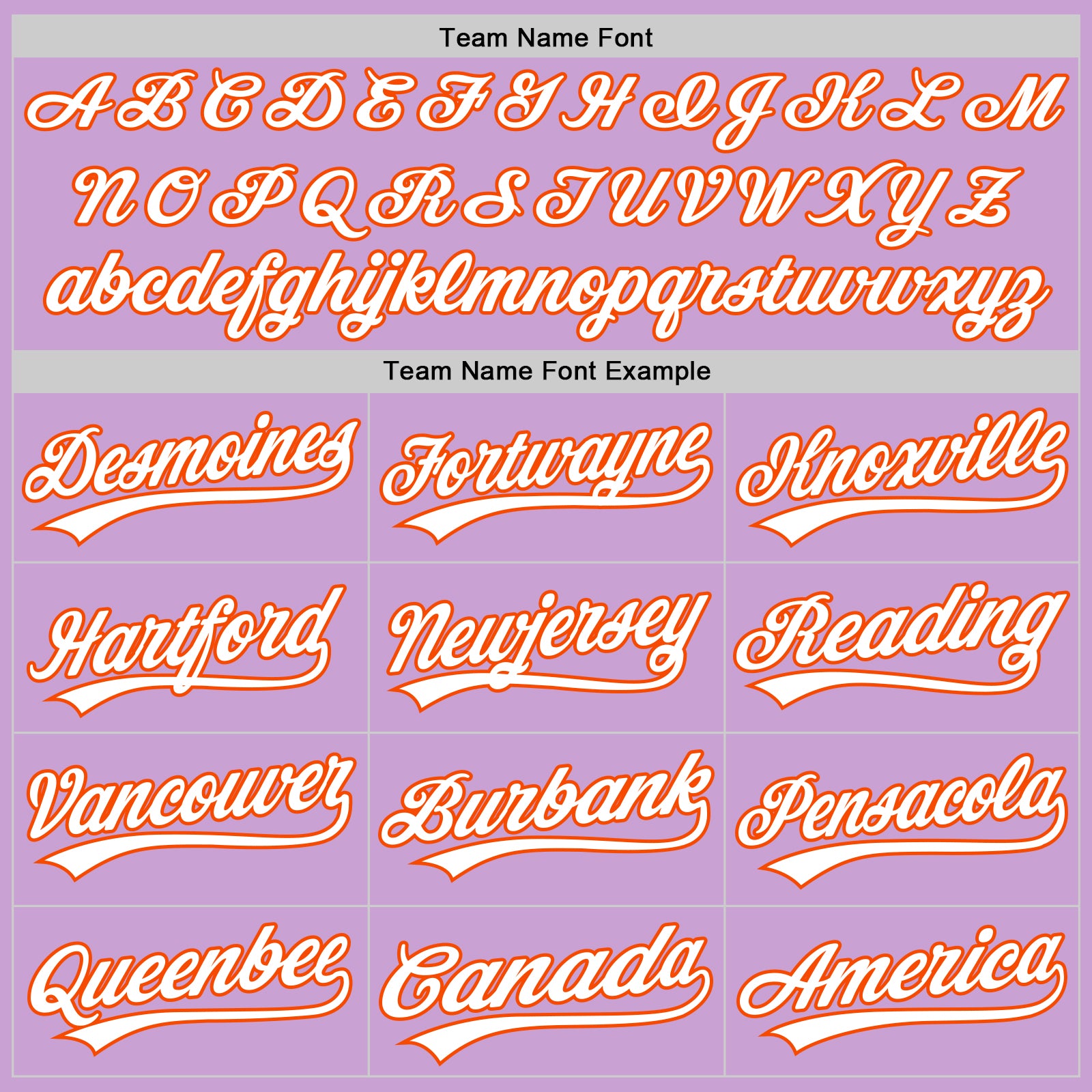 Custom Light Purple White-Orange Authentic Baseball Jersey