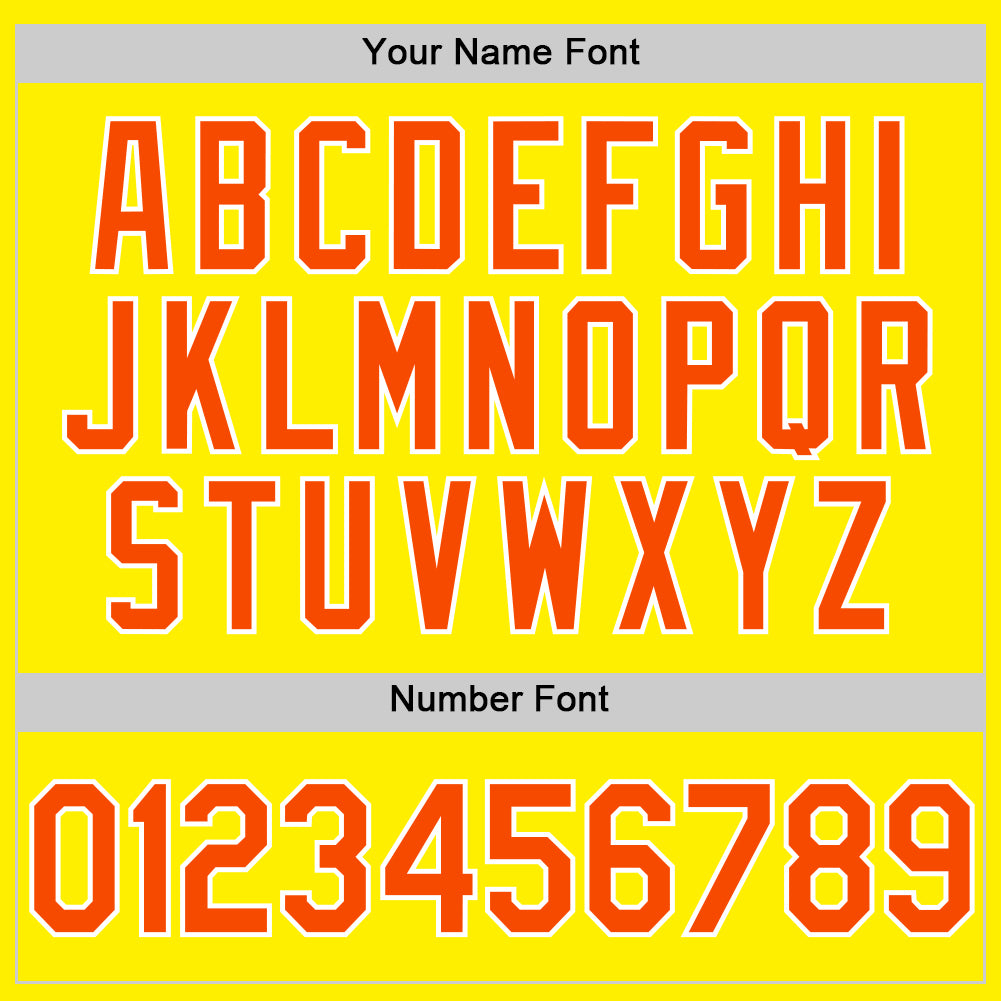 Custom Light Yellow Orange-White Authentic Baseball Jersey