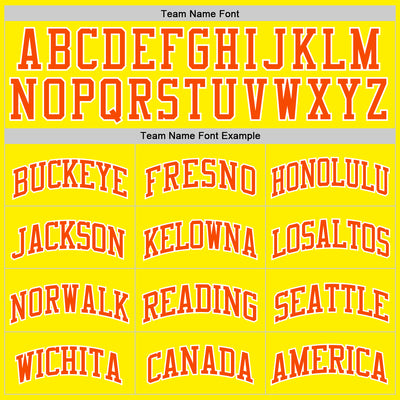 Custom Light Yellow Orange-White Authentic Basketball Jersey