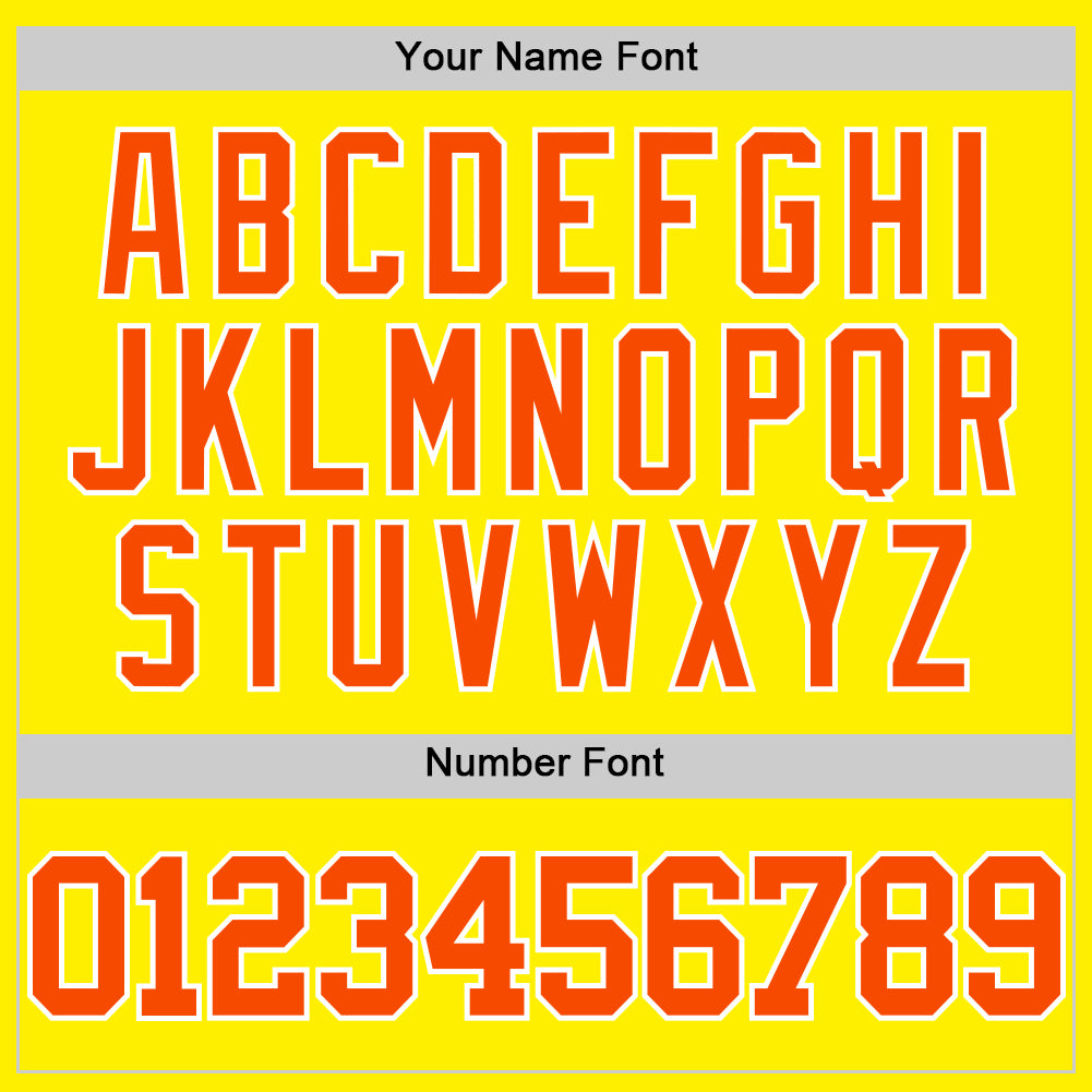 Custom Light Yellow Orange-White Authentic Basketball Jersey