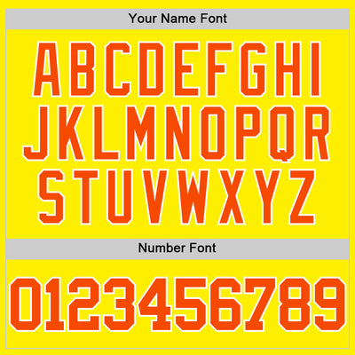 Custom Light Yellow Orange-White Authentic Basketball Jersey