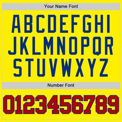 Custom Light Yellow Red-Royal Authentic Basketball Jersey