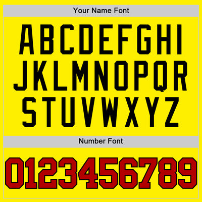 Custom Light Yellow Red-Black Authentic Basketball Jersey