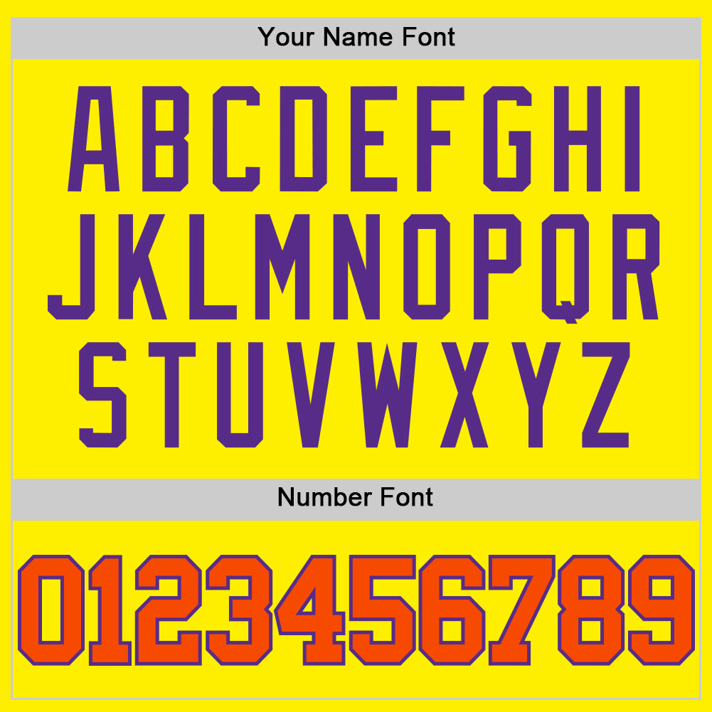 Custom Light Yellow Orange-Purple Authentic Basketball Jersey