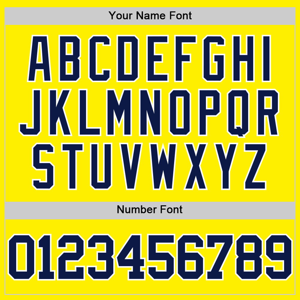 Custom Light Yellow Navy-White Authentic Basketball Jersey