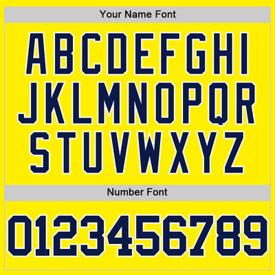 Custom Light Yellow Navy-White Authentic Basketball Jersey