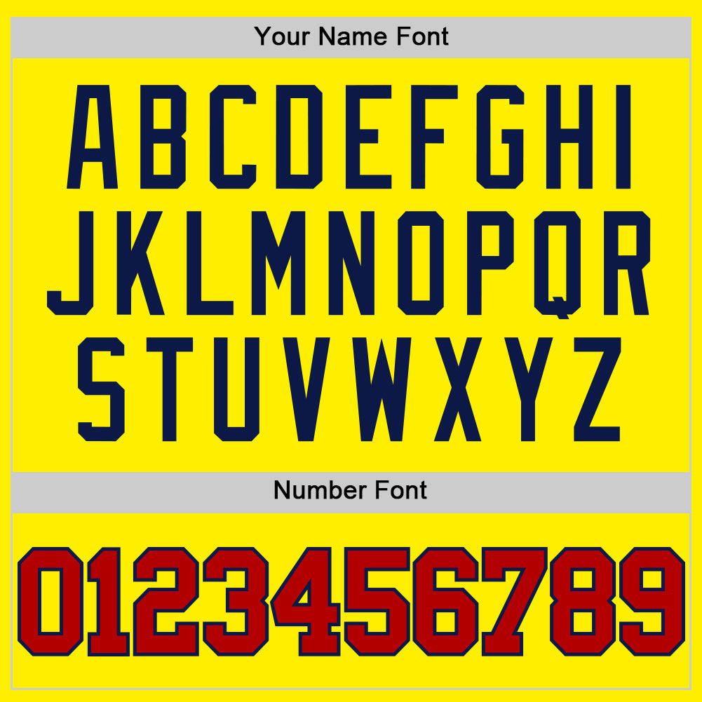 Custom Light Yellow Red-Navy Authentic Basketball Jersey