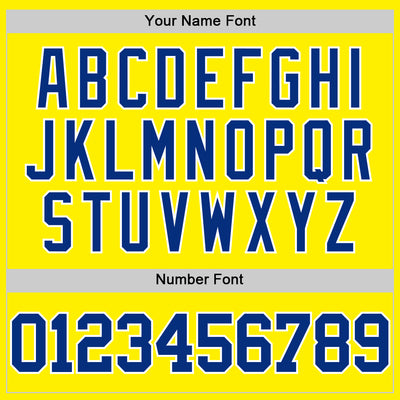 Custom Light Yellow Royal-White Authentic Basketball Jersey