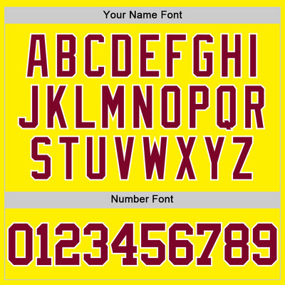 Custom Light Yellow Maroon-White Authentic Basketball Jersey
