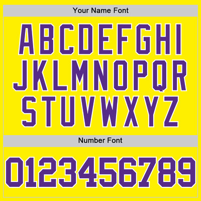 Custom Light Yellow Purple-White Authentic Basketball Jersey
