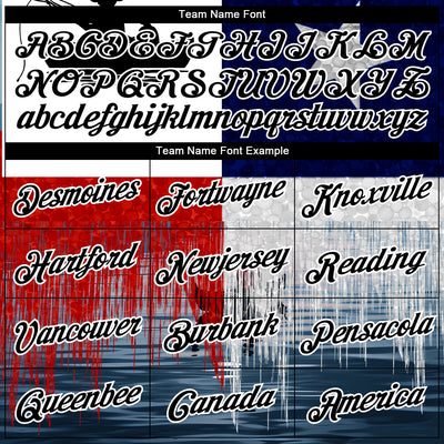 Custom Red Black-Navy 3D Texas Flag And Fish Fishing Long Sleeve Performance T-Shirt