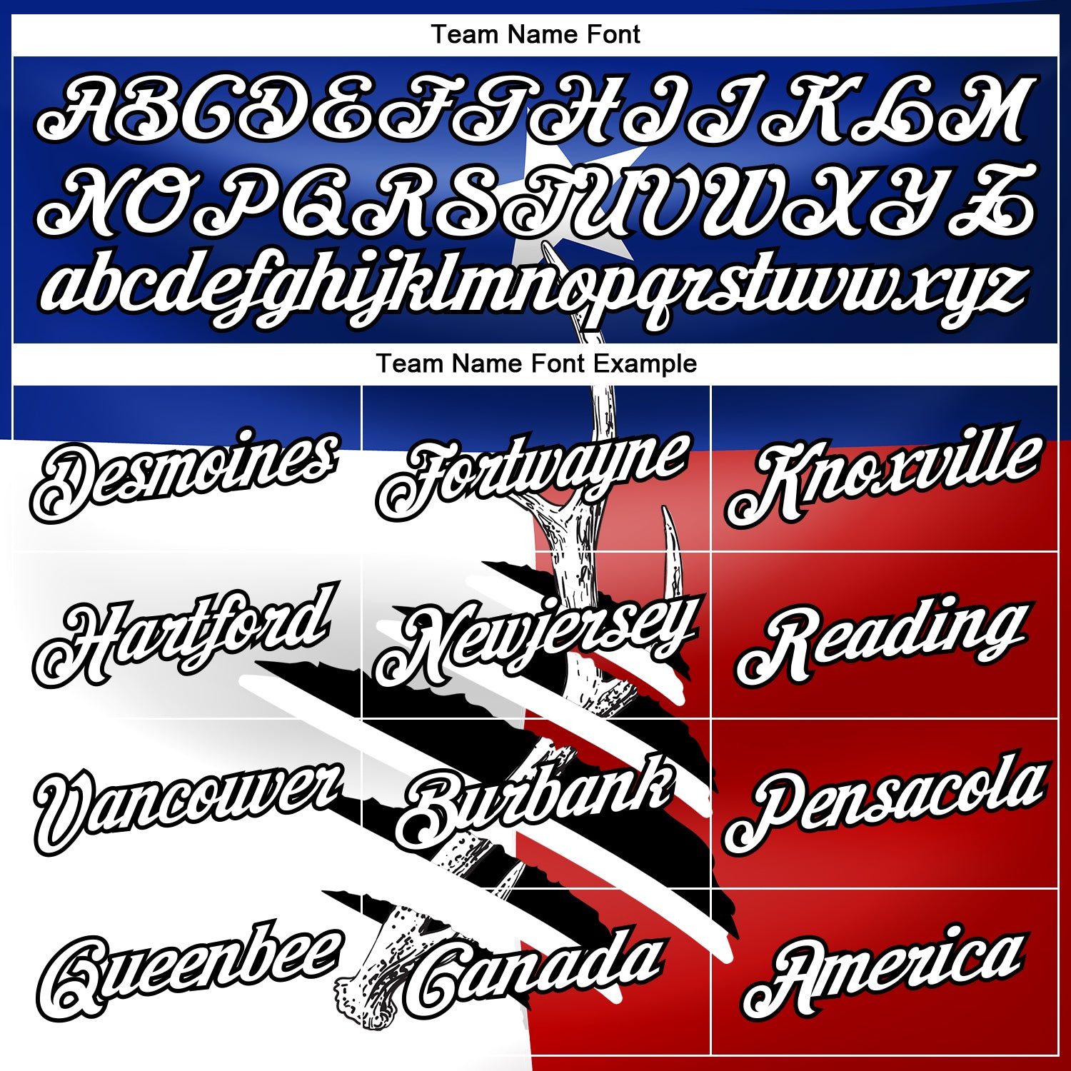 Custom Royal Red-Black 3D Animal Deer Hunting Texas Flag Long Sleeve Performance T-Shirt