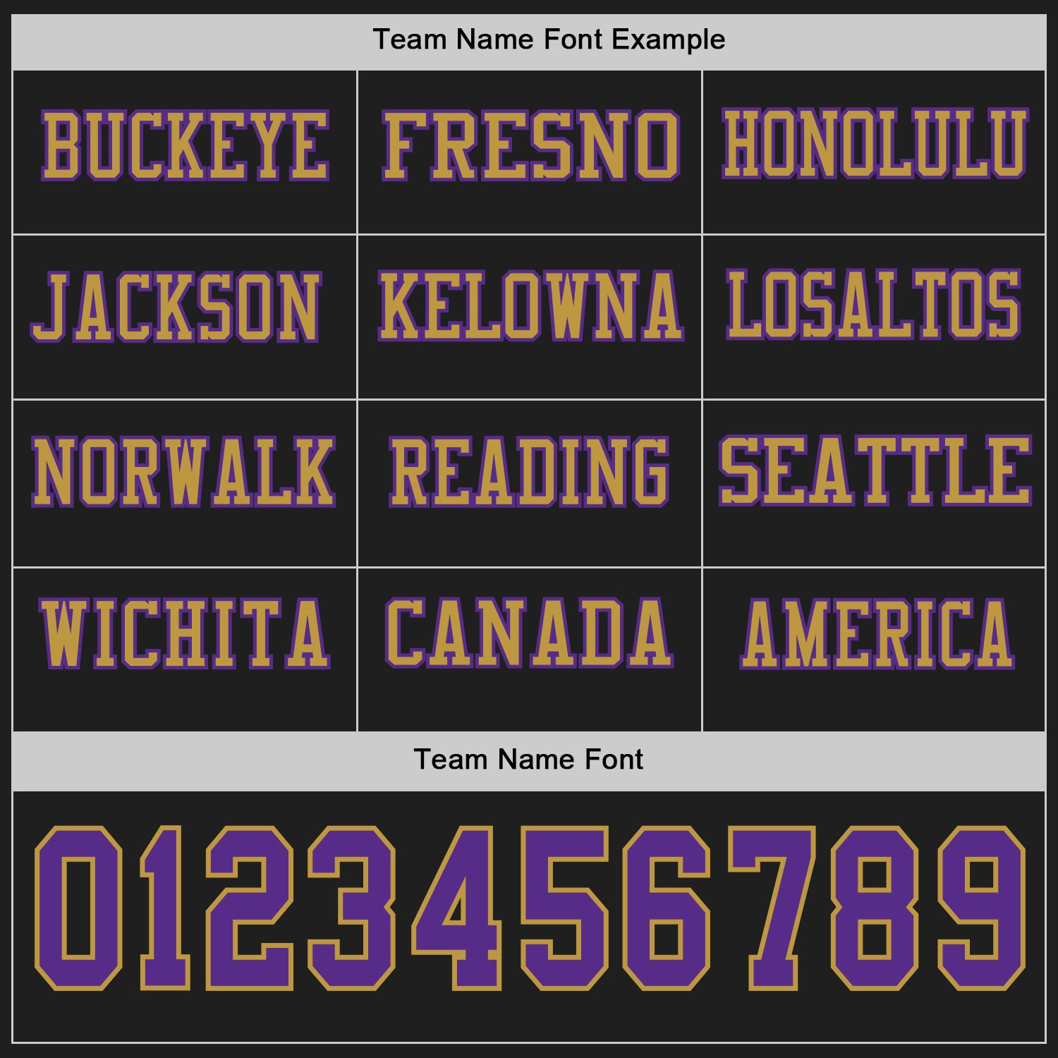 Custom Black Purple-Old Gold Long Sleeve Authentic Football Jersey