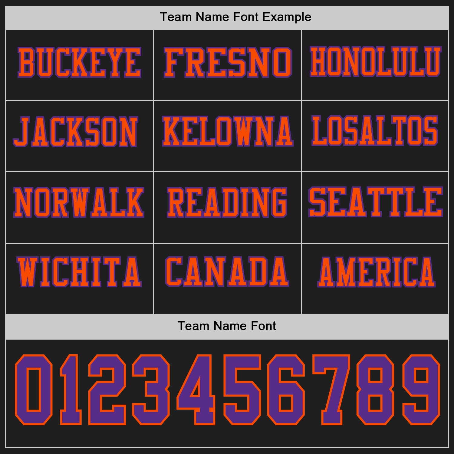 Custom Black Purple-Orange Long Sleeve Authentic Football Jersey