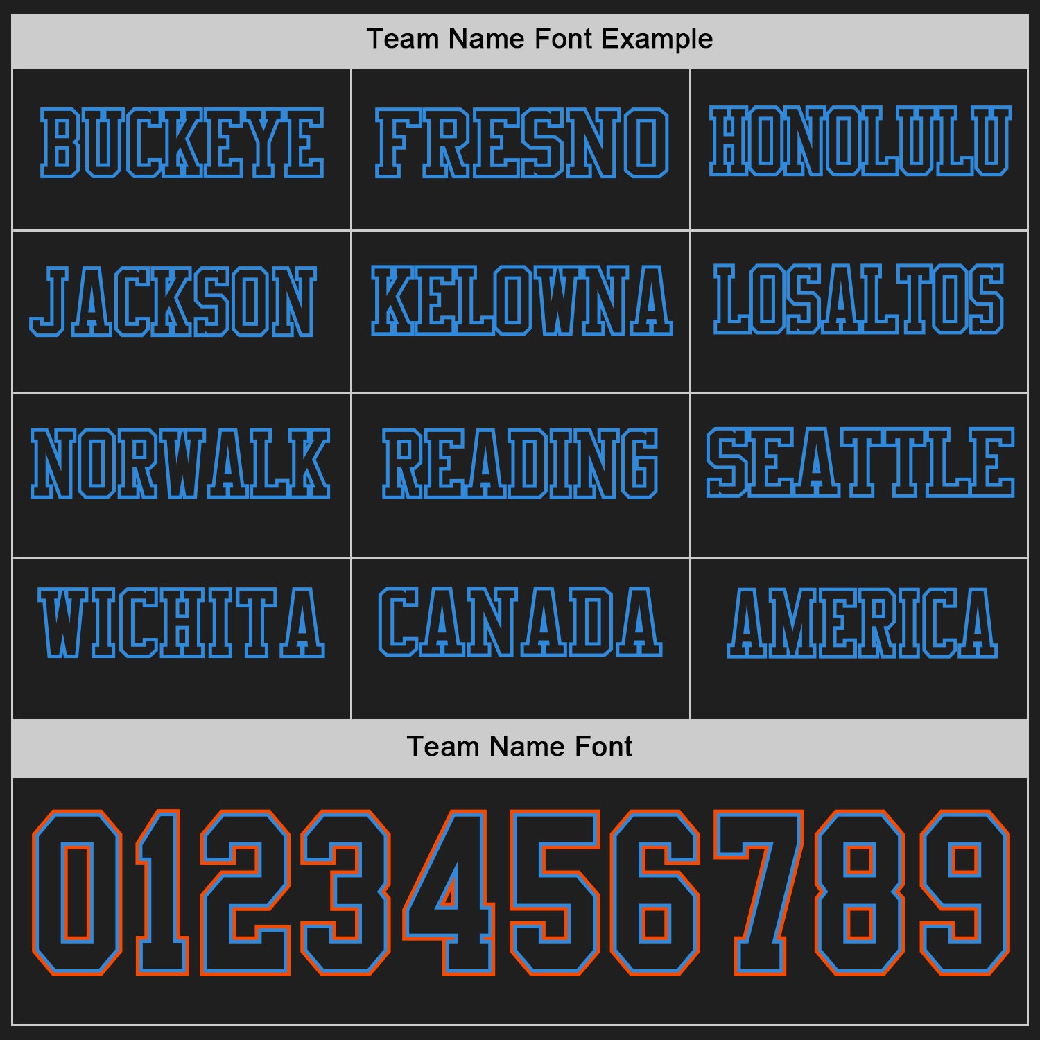 Custom Black Powder Blue-Orange Long Sleeve Authentic Football Jersey