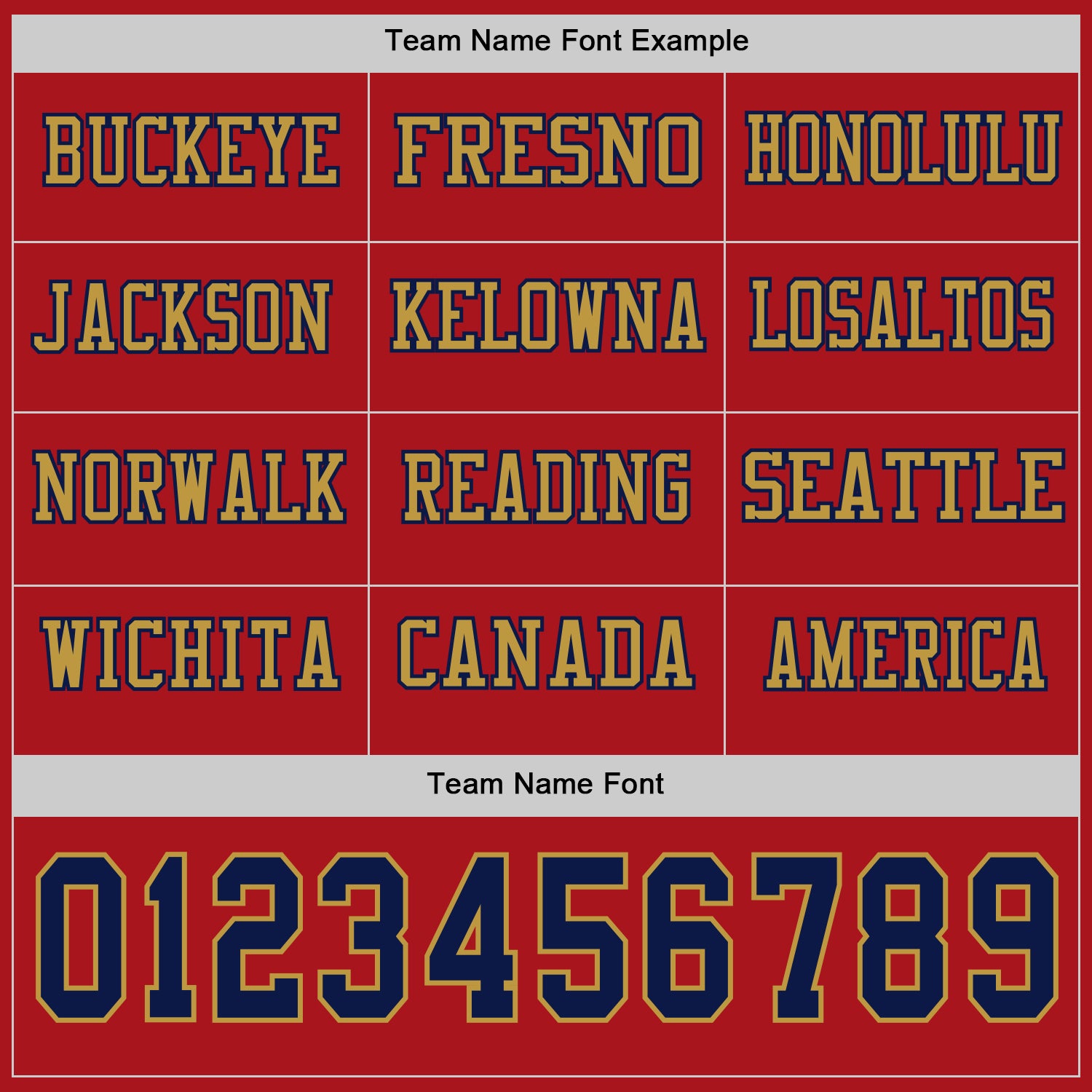 Custom Red Navy-Old Gold Long Sleeve Authentic Football Jersey