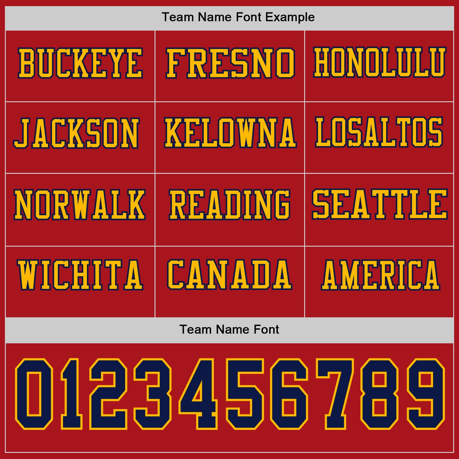 Custom Red Navy-Gold Long Sleeve Authentic Football Jersey