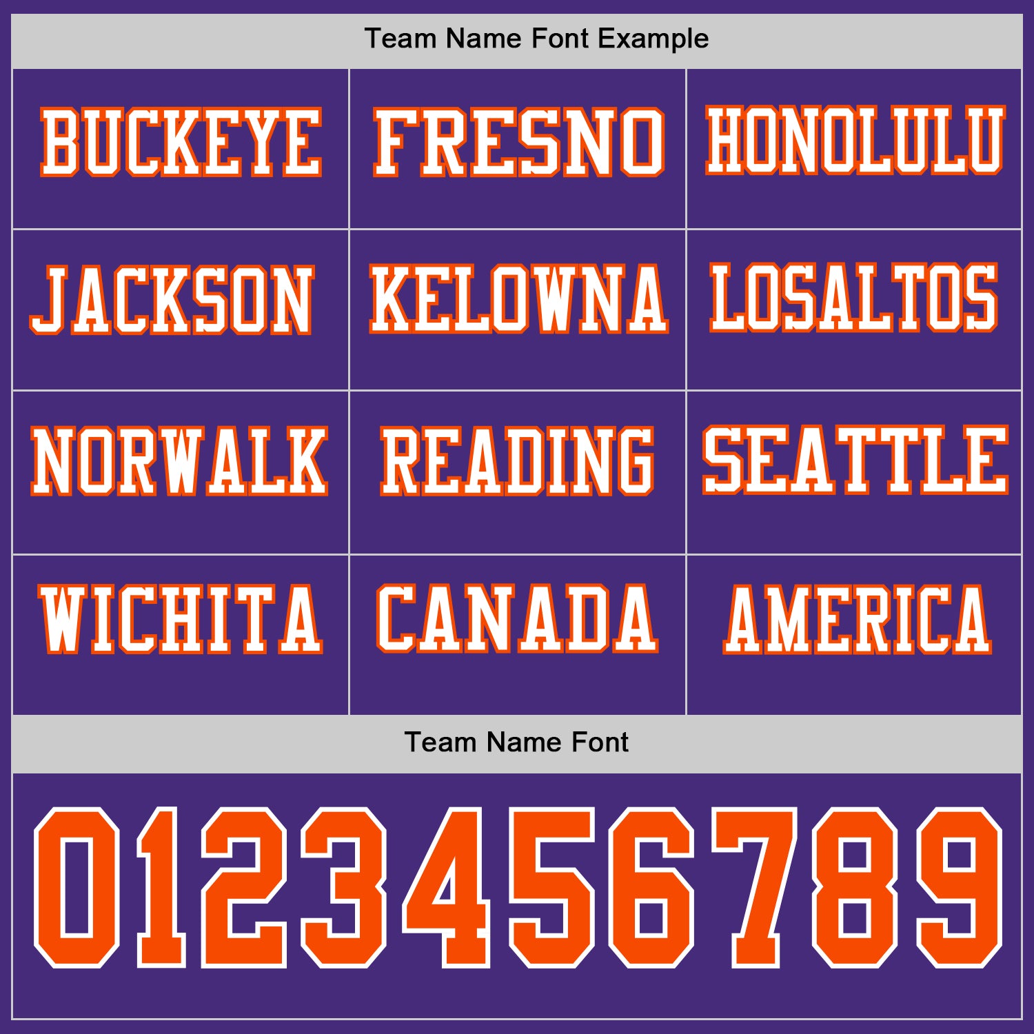 Custom Purple Orange-White Long Sleeve Authentic Football Jersey