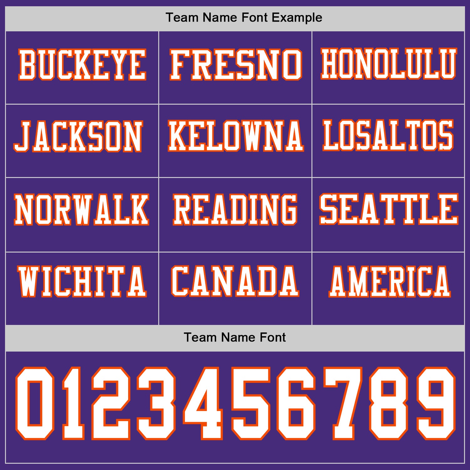 Custom Purple White-Orange Long Sleeve Authentic Football Jersey