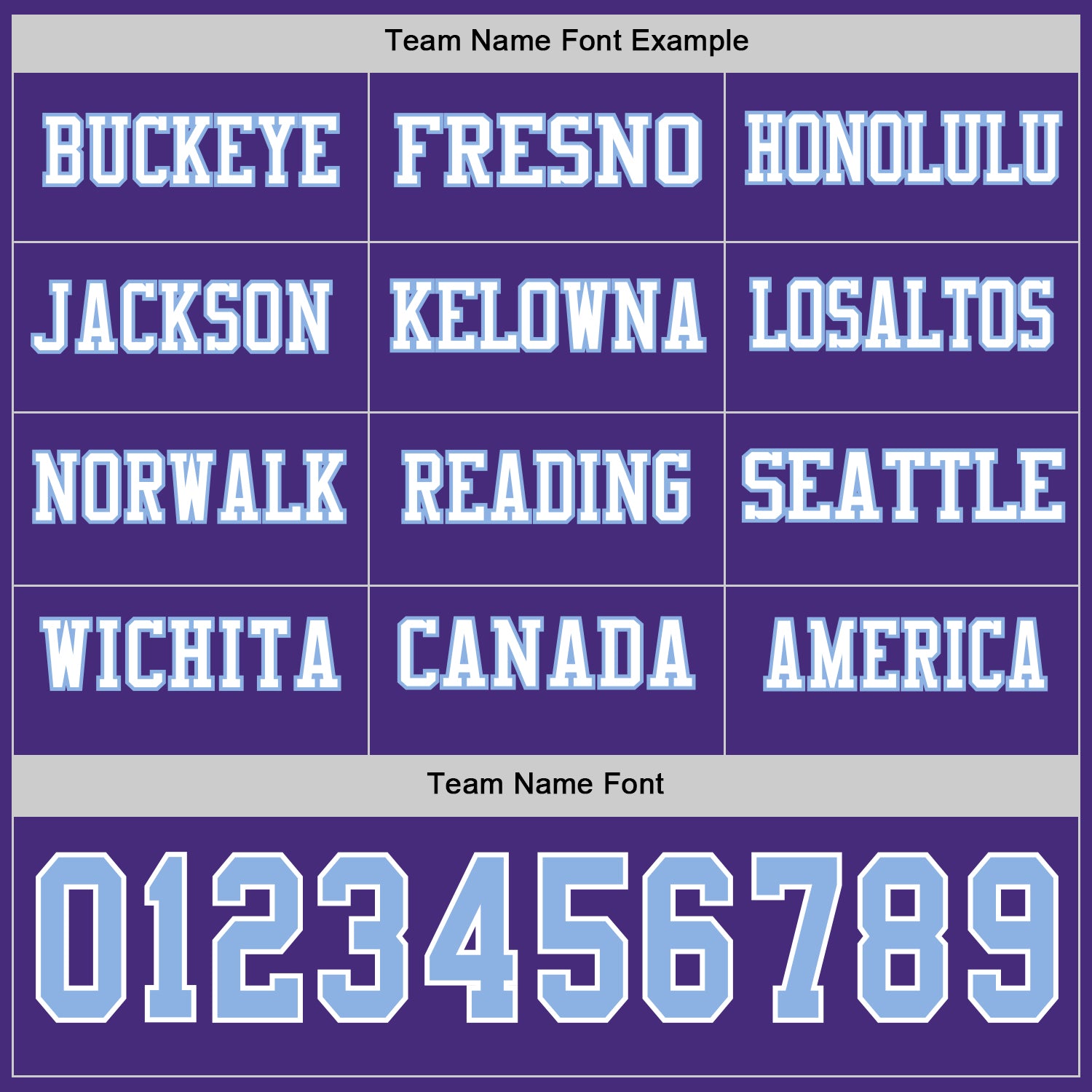 Custom Purple Light Blue-White Long Sleeve Authentic Football Jersey