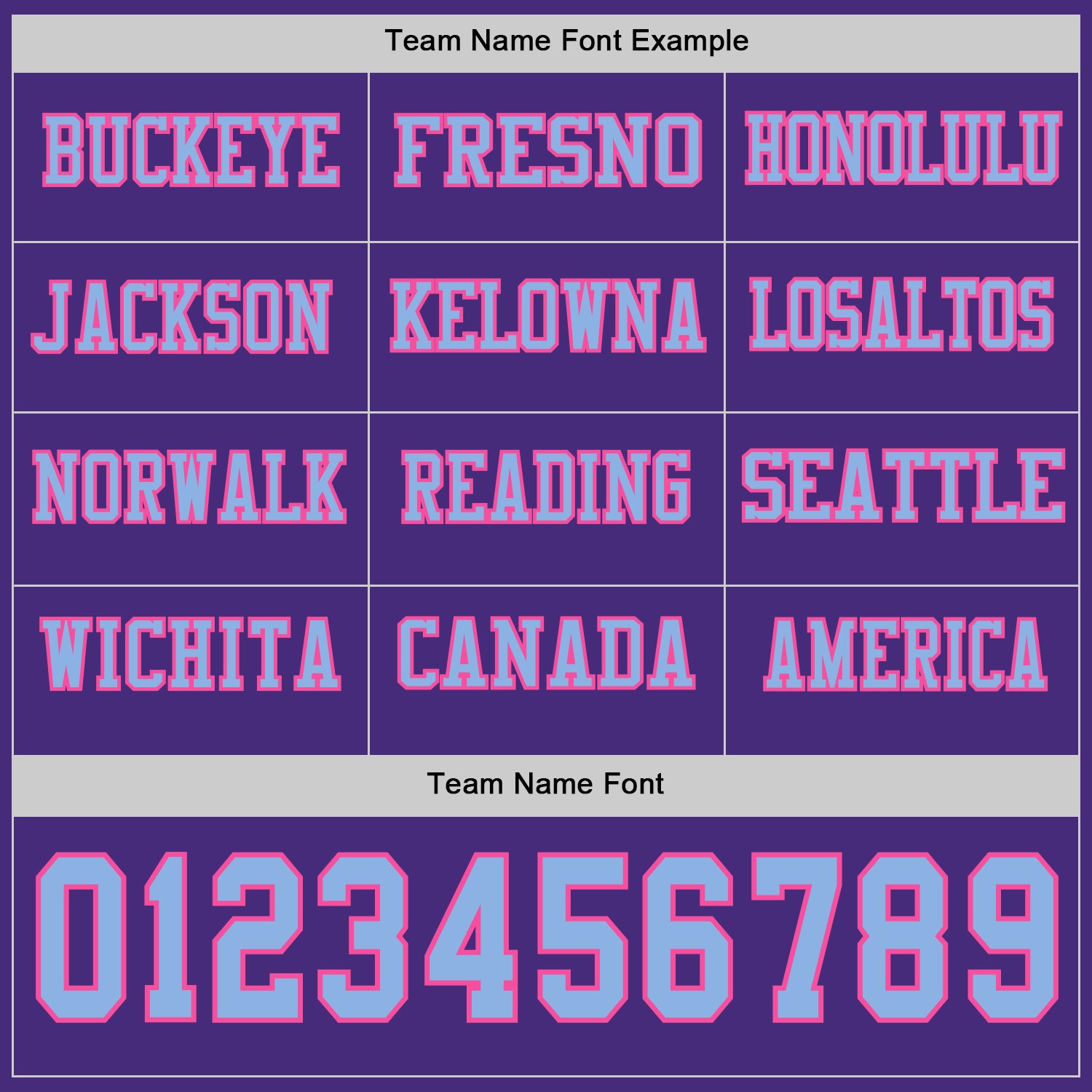 Custom Purple Light Blue-Pink Long Sleeve Authentic Football Jersey