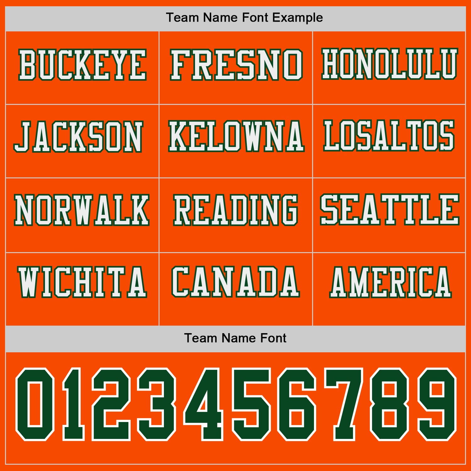 Custom Orange Green-White Long Sleeve Authentic Football Jersey