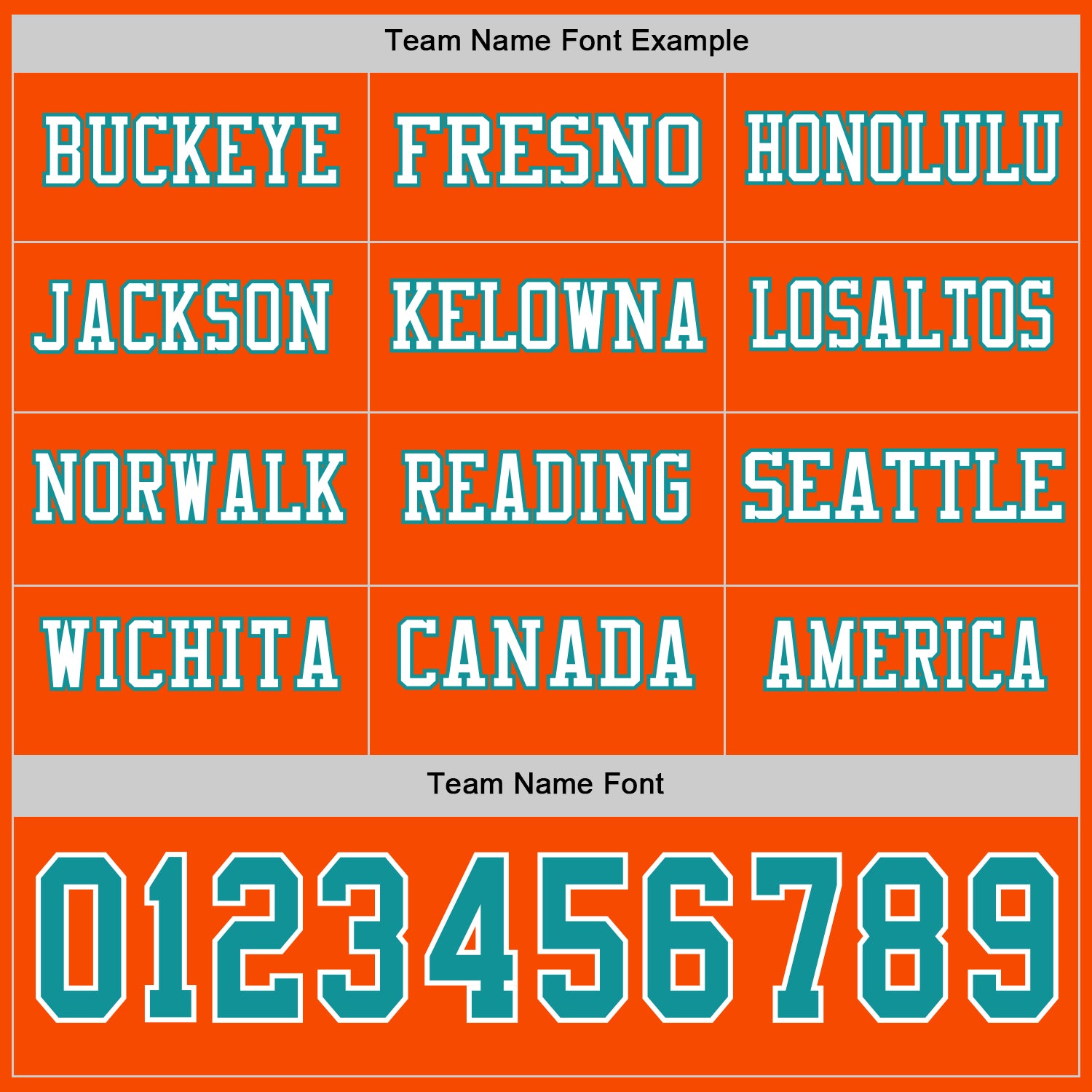 Custom Orange Teal-White Long Sleeve Authentic Football Jersey