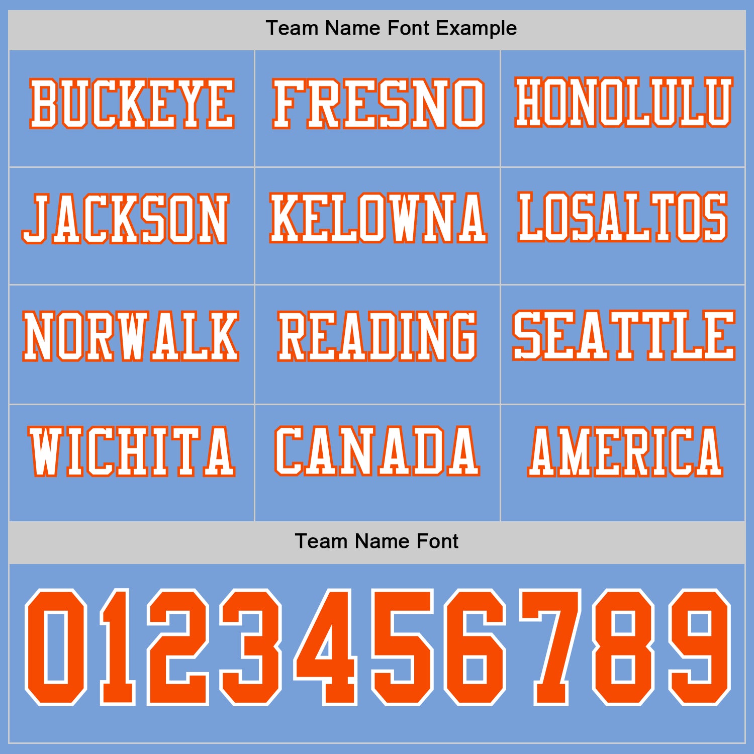 Custom Light Blue Orange-White Long Sleeve Authentic Football Jersey