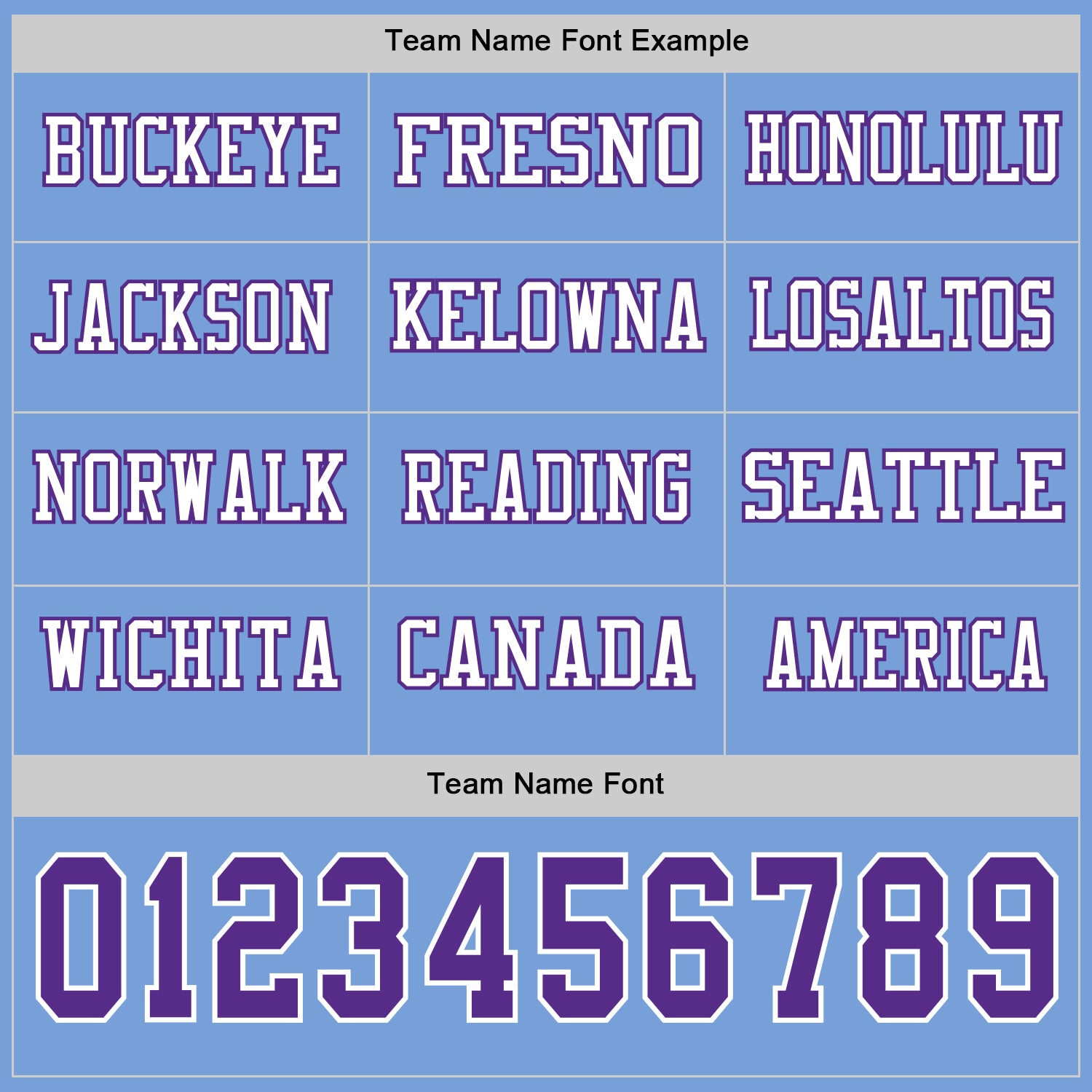 Custom Light Blue Purple-White Long Sleeve Authentic Football Jersey