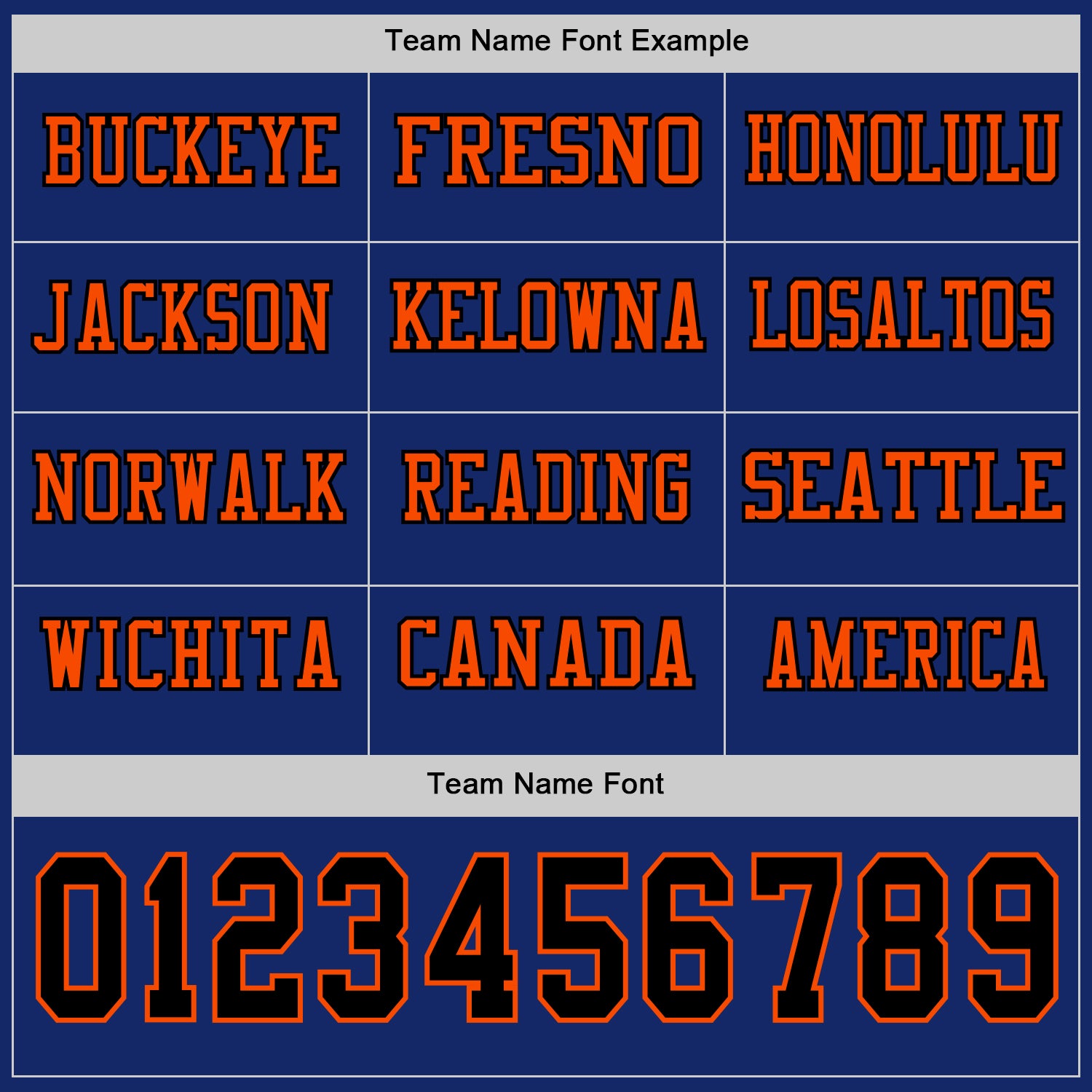 Custom Royal Black-Orange Long Sleeve Authentic Football Jersey