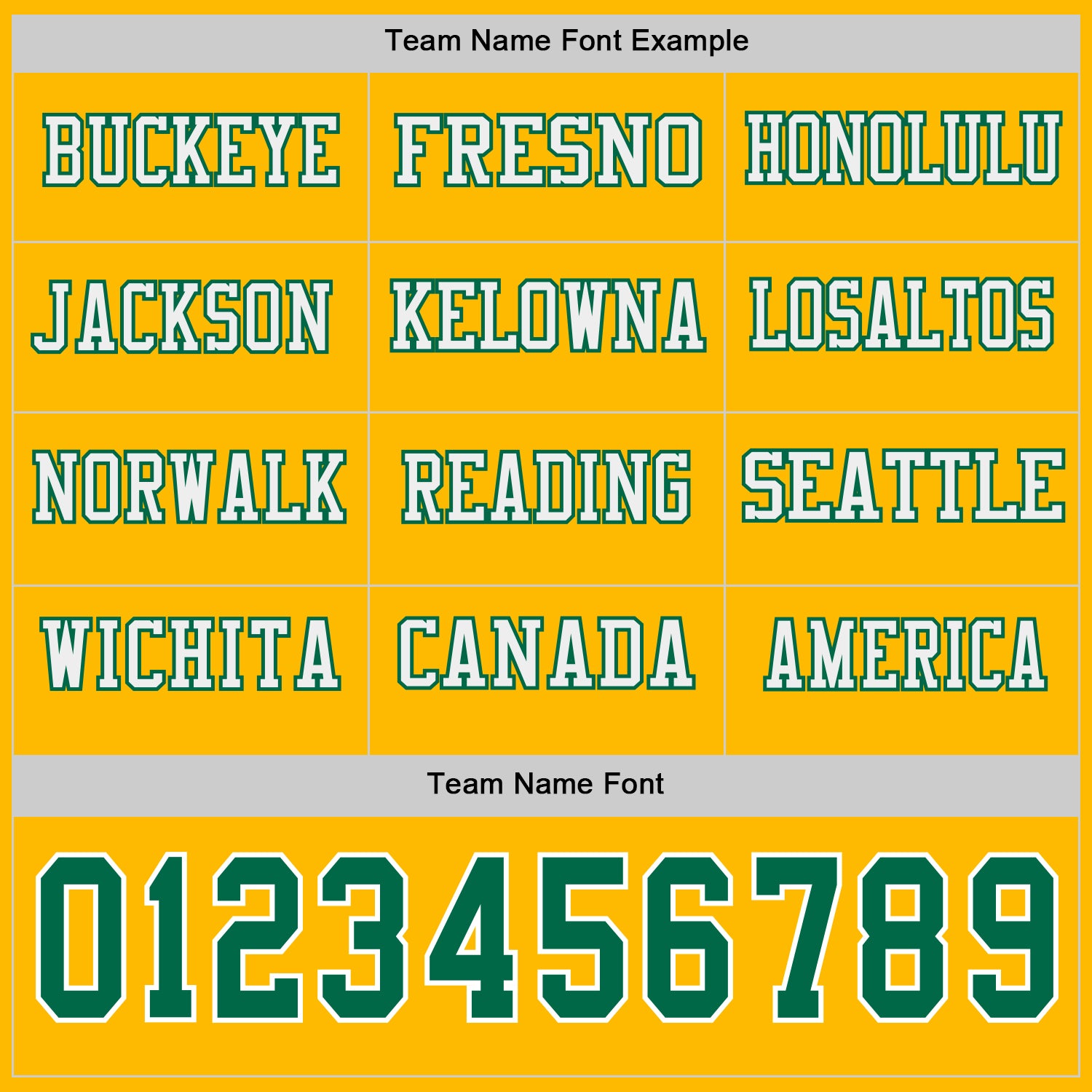 Custom Gold Kelly Green-White Long Sleeve Authentic Football Jersey