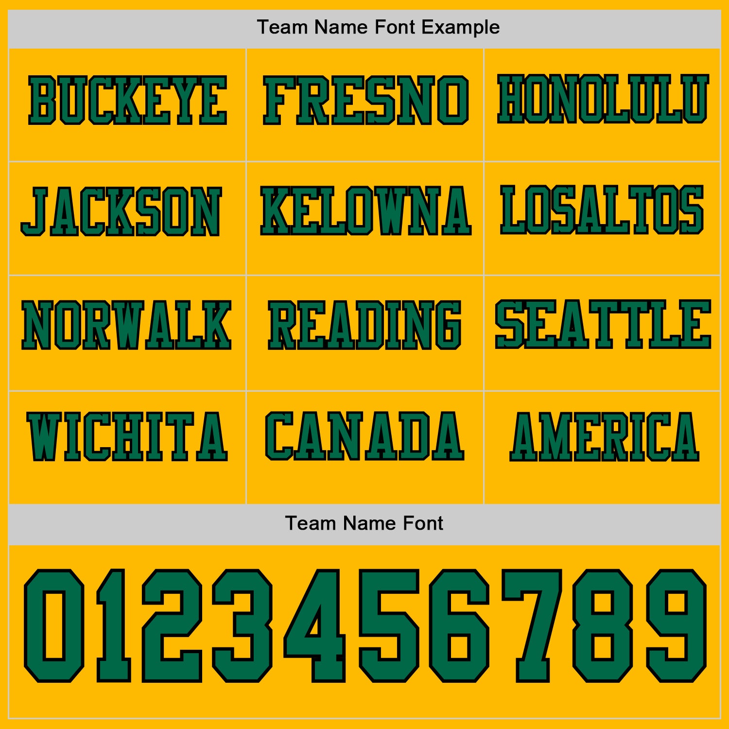 Custom Gold Kelly Green-Black Long Sleeve Authentic Football Jersey