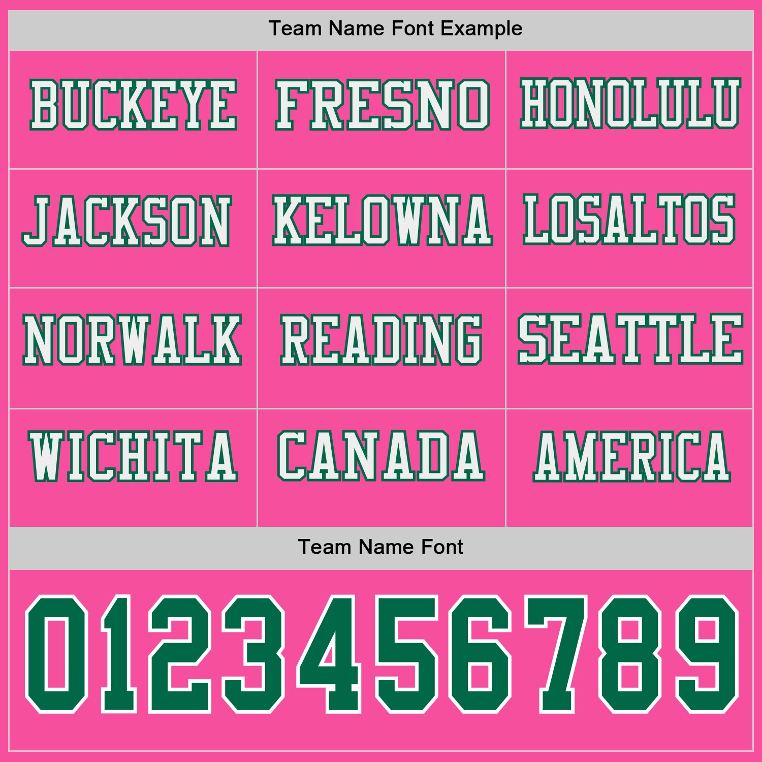 Custom Pink Kelly Green-White Long Sleeve Authentic Football Jersey