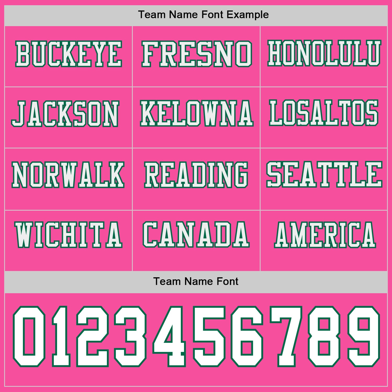 Custom Pink White=Kelly Green Long Sleeve Authentic Football Jersey