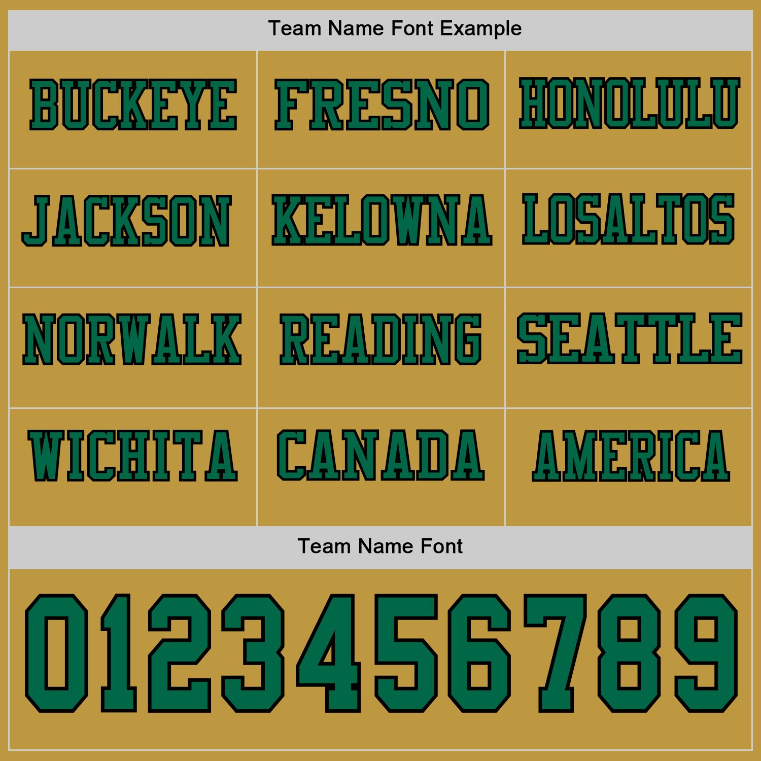 Custom Old Gold Kelly Green-Black Long Sleeve Authentic Football Jersey