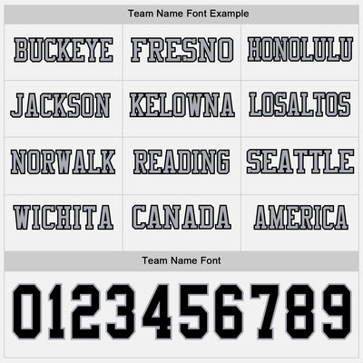 Custom White Black-Gray Long Sleeve Authentic Football Jersey