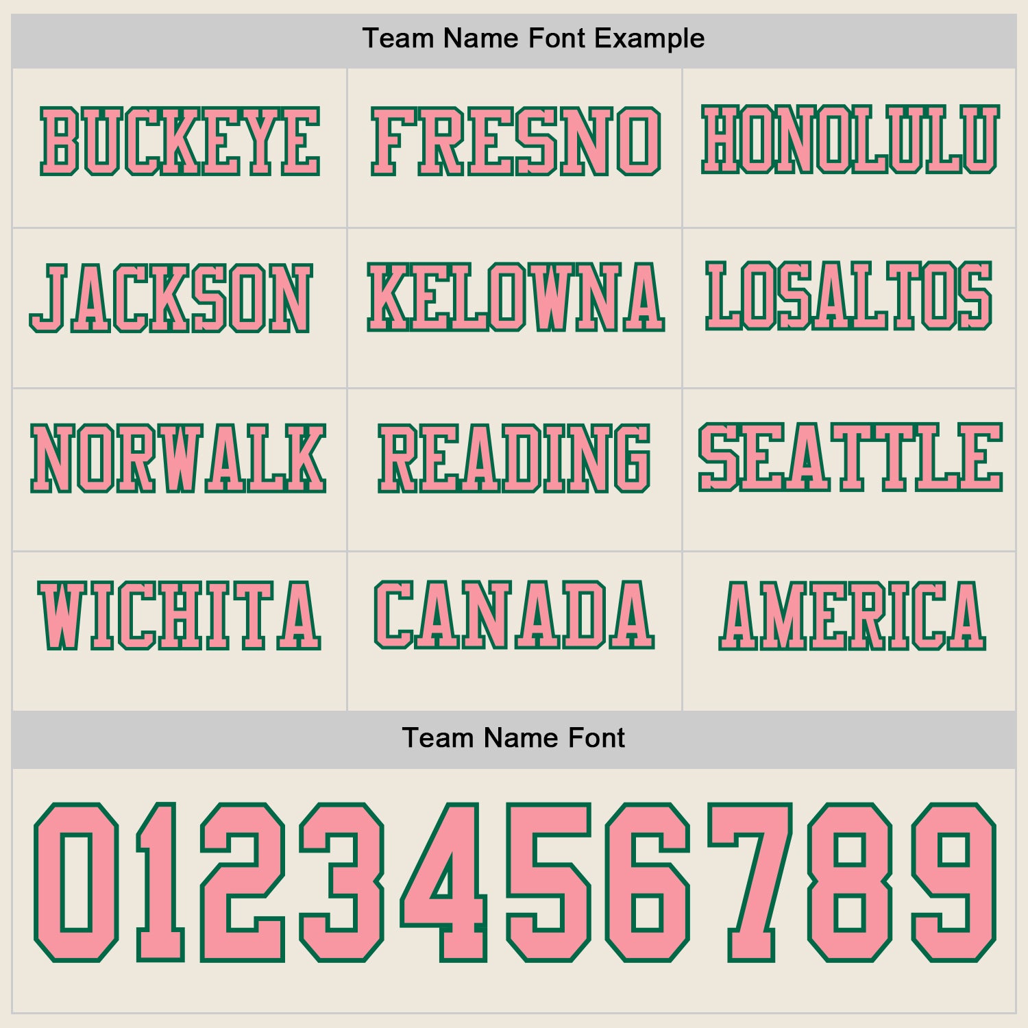 Custom Cream Medium Pink-Kelly Green Long Sleeve Authentic Football Jersey