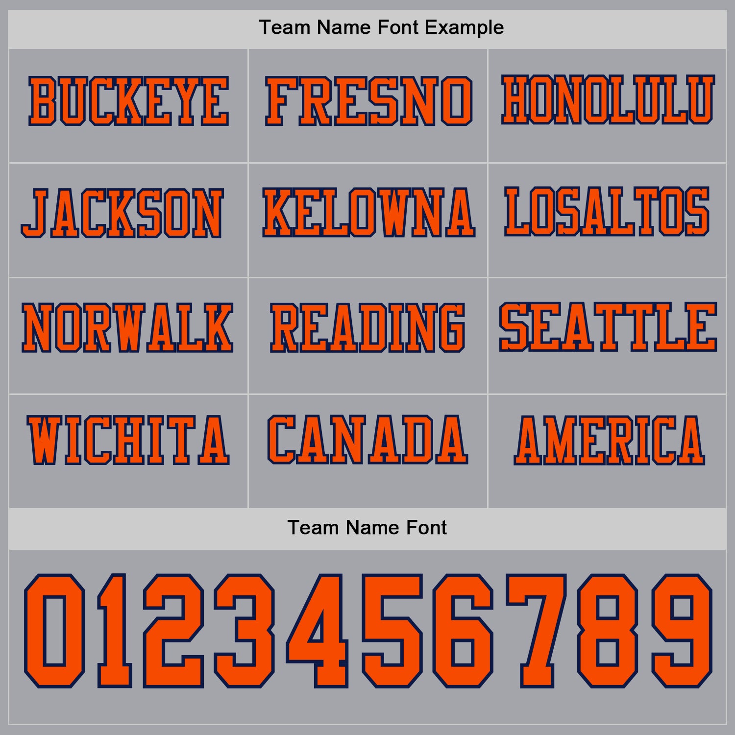 Custom Gray Orange-Navy Long Sleeve Authentic Football Jersey