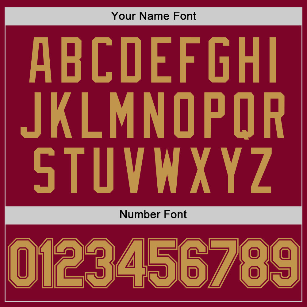 Custom Maroon Old Gold Authentic Throwback Basketball Jersey