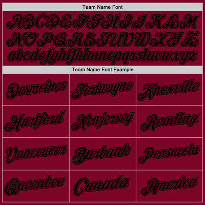 Custom Maroon Black Authentic Throwback Basketball Jersey