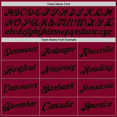 Custom Maroon White-Black Authentic Throwback Basketball Jersey