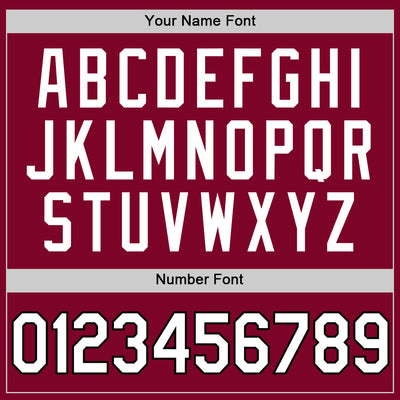 Custom Maroon White-Black Authentic Throwback Basketball Jersey