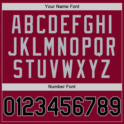 Custom Maroon Black-Gray Authentic Throwback Basketball Jersey