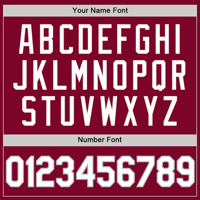 Custom Maroon White-Gray Authentic Throwback Basketball Jersey